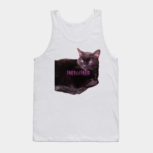 They/Them Cat Tank Top